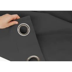 Rideau Occultant Total Oeillets Gris MC09 135 x 260 (LxH)