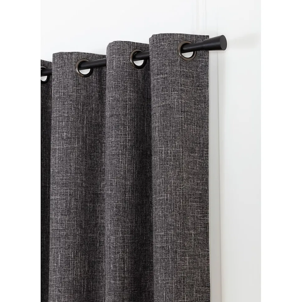 Rideau Occultant Total Oeillets Noir MC710 130 x 260 (LxH)