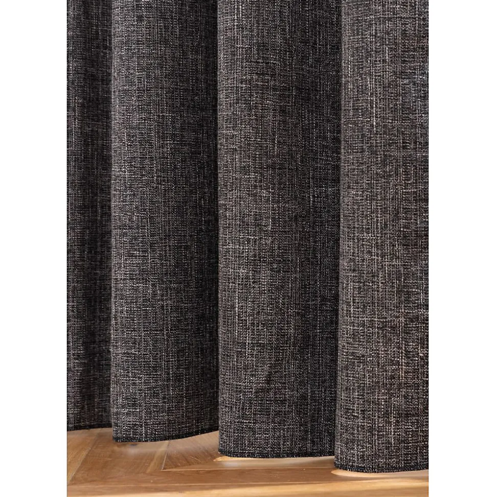 Rideau Occultant Total Oeillets Noir MC710 130 x 260 (LxH)