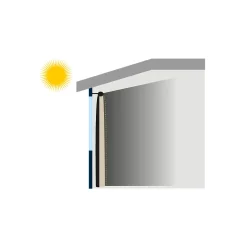 Rideau Occultant Total Oeillets Noir MC710 130 x 260 (LxH)
