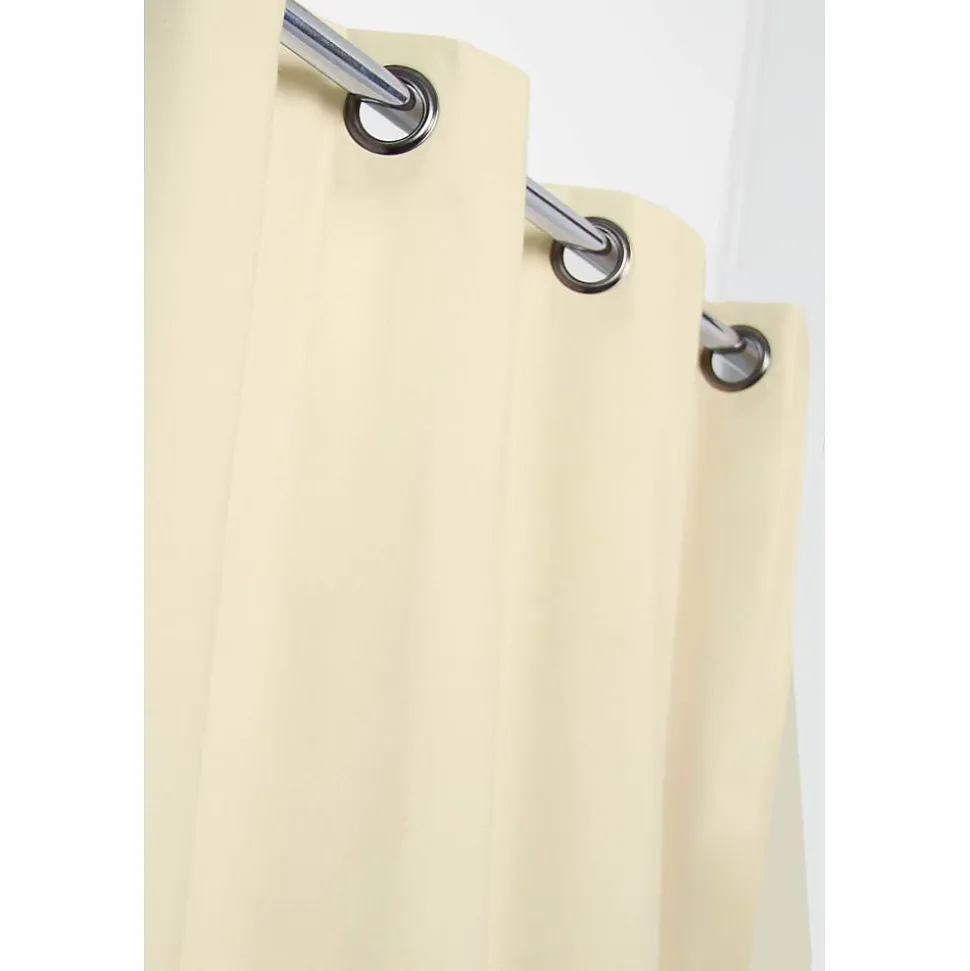 Rideau Occultant Total Oeillets Beige MC634 135 x 250 (LxH)