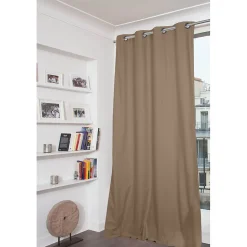 Rideau Occultant Total Oeillets Beige MC8220 135 x 250 (LxH)