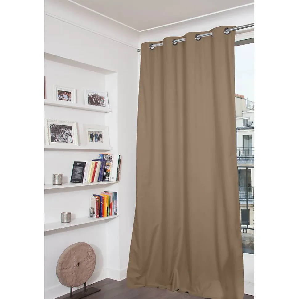 Rideau Occultant Total Oeillets Beige MC8220 135 x 250 (LxH)