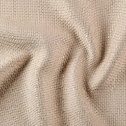 Rideau phonique coton et chanvre tressage naturel (140x240 cm - Beige)