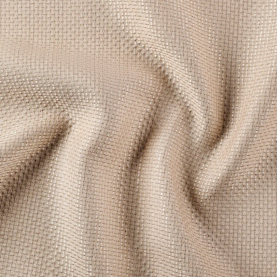 Rideau phonique coton et chanvre tressage naturel (140x240 cm - Beige)