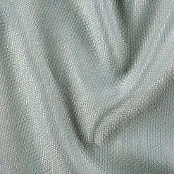 Rideau phonique coton et chanvre tressage naturel (140x240 cm - Bleu)