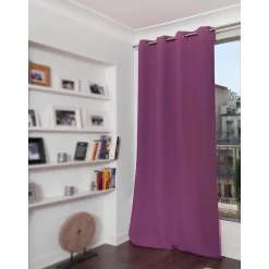 Rideau phonique Oeillet - Violet MC119 140 x 260 (LxH) MOONDREAM