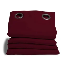 Rideau phonique Oeillets - Rouge MC330 140 x 260 (LxH) MOONDREAM
