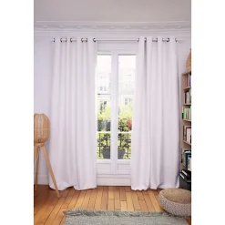 Rideau Phonique Oeillets Beige MC636 130 x 250 (LxH)