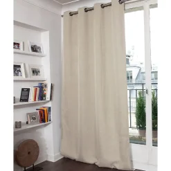 Rideau Phonique Oeillets Beige MC632 130 x 260 (LxH)