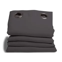Rideau phonique Oeillets - Gris MC732 140 x 180 (LxH) MOONDREAM