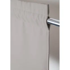 Rideau phonique séparateur Galon (crochets) / passe tringle Gris MC17 140 x 250 (LxH)