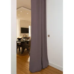 Rideau phonique séparateur Oeillets Gris MC7305 140 x 250 (LxH)