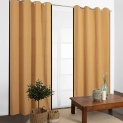 Rideau Sevag jaune l.140 x H.240 cm, JBY Creation