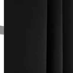 Rideau Sky occultant polyester satin noir l.135 x H.240 cm