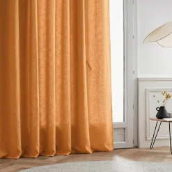 Rideau tamisant 100% coton flammé 140x250cm