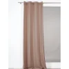 Rideau tamisant à œillets Alan beige nude H.260 x l.140cm Rocle