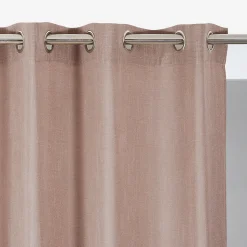 Rideau tamisant à œillets Alan beige nude H.260 x l.140cm Rocle