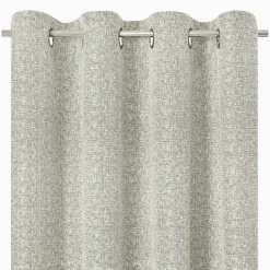 Rideau tamisant à œillets effet jacquard Jind beige H.260 x l.140cm GoodHome