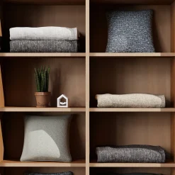 Rideau tamisant à œillets effet jacquard Jind beige H.260 x l.140cm GoodHome
