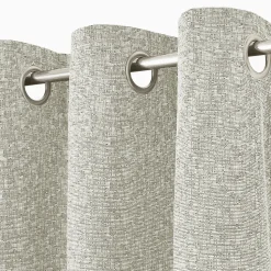 Rideau tamisant à œillets effet jacquard Jind beige H.260 x l.140cm GoodHome