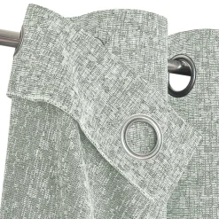 Rideau tamisant à œillets effet jacquard Jind beige H.260 x l.140cm GoodHome