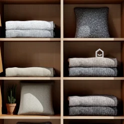Rideau tamisant à œillets effet jacquard Jind gris H.260 x l.140cm GoodHome