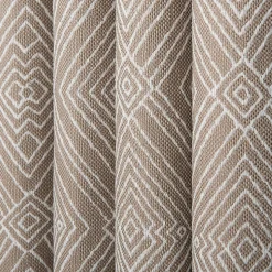 Rideau tamisant à œillets effet jacquard Waru beige H.260 x l.140cm GoodHome