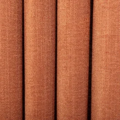 Rideau tamisant à œillets effet chenille Pahea terracotta H.260 x l.135cm GoodHome