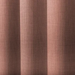 Rideau tamisant à œillets effet tissé Novan rose clair H.260 x l.140cm GoodHome