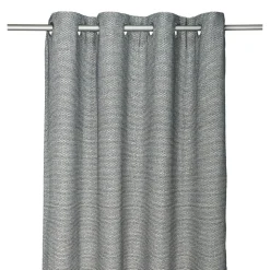 Rideau tamisant à œillets effet jacquard Dosa bleu H.260 x l.140cm GoodHome