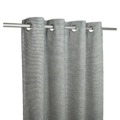 Rideau tamisant à œillets effet jacquard Dosa bleu H.260 x l.140cm GoodHome
