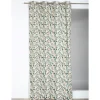 Rideau tamisant à œillets Palazzo feuillage vert H.260 x l.140cm Rocle