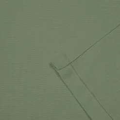 Rideau tamisant à œillets velours côtelé Hiva vert kaki clair H.260 x l.140cm GoodHome