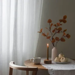 Rideau tamisant blanc rideaux salon voilage elegant 140 x 300