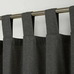 Rideau tamisant Chambray gris L.260 x l.140 cm