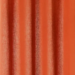 Rideau tamisant en poly-lin (140x250 cm - Terracotta)