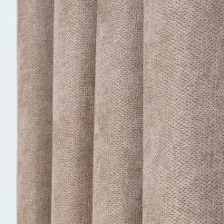 Rideau thermique à oeillets uni Luna beige L.260 x l.140cm Rocle