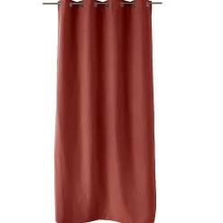 Rideau thermique doublé (135x240 cm - Brique)