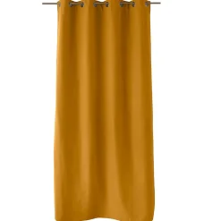 Rideau thermique doublé (135x240 cm - Jaune moutarde)