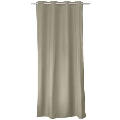 Rideau thermique en microfibre doublée (135x180 cm - Naturel)