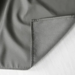 Rideau thermique en microfibre doublée (135x180 cm - Gris clair)