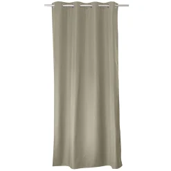 Rideau thermique en microfibre doublée (135x240 cm - Naturel)