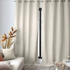 Rideau thermique en velours doublé polaire