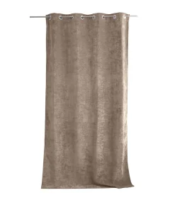 Rideau thermique en velours tramé "Velvet" - 140x260cm - Naturel