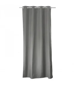 Rideau Thermique et Occultant Gris - 140x240cm - Gris