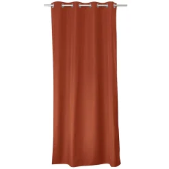 Rideau Thermique et Occultant Terre cuite - 140x240cm - Terre cuite
