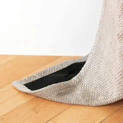 Rideau thermique et phonique velours chenille (135x260 cm - Blanc cassé)