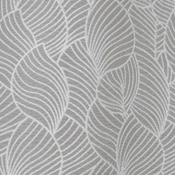 Rideau Thermique Fantaisie à œillets 135x240cm, prêt à Poser Gris.
