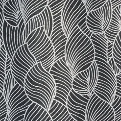 Rideau Thermique Fantaisie à œillets 135x240cm, prêt à Poser Anthracite.